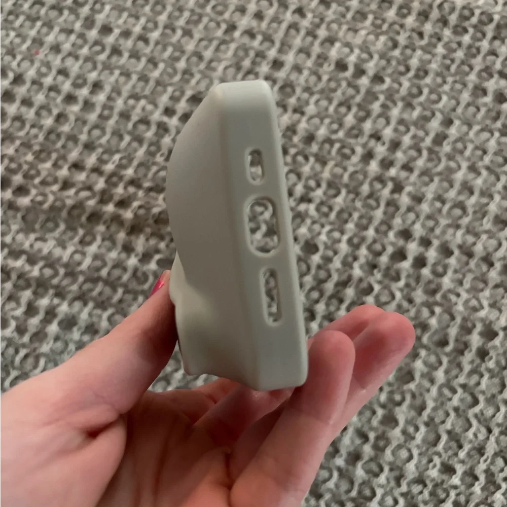 RHODE Silicone Phone Case with Grip Strap - Light Gray